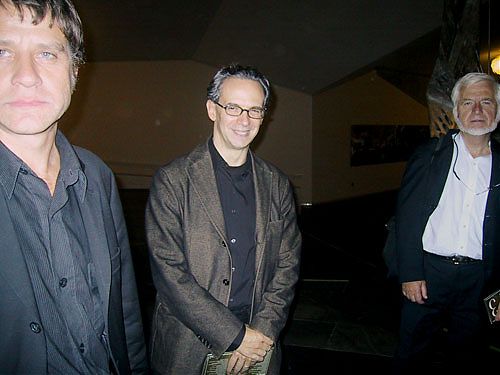 Dr. Winrich Hopp, Maestro Fabio Luisi, der Vertraute von Helene Grimaud (links),